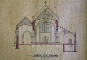 Proposed church Menston 1888